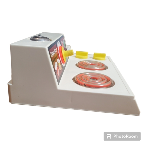 Vintage 1978 Fisher Price Stove Top Toy Range Glow Magic Burners #919 Made USA - Picture 7 of 15